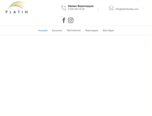Tablet Screenshot of platinturkey.com
